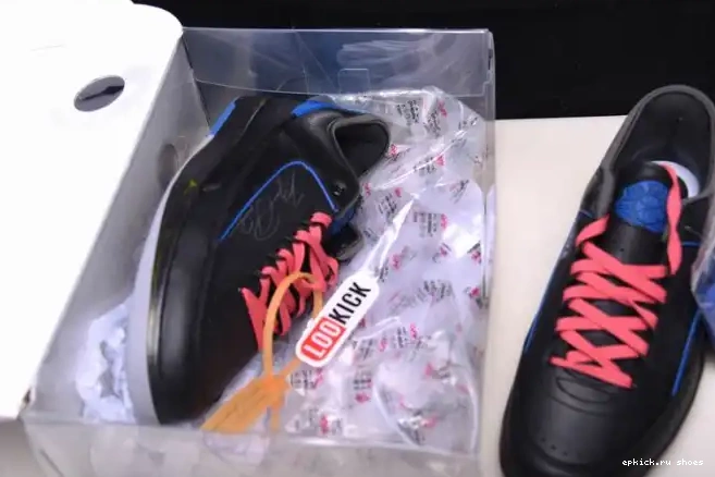 Cheap Blue DJ4375-004 Retro Off-White Jordan Low Black SP 2 0611